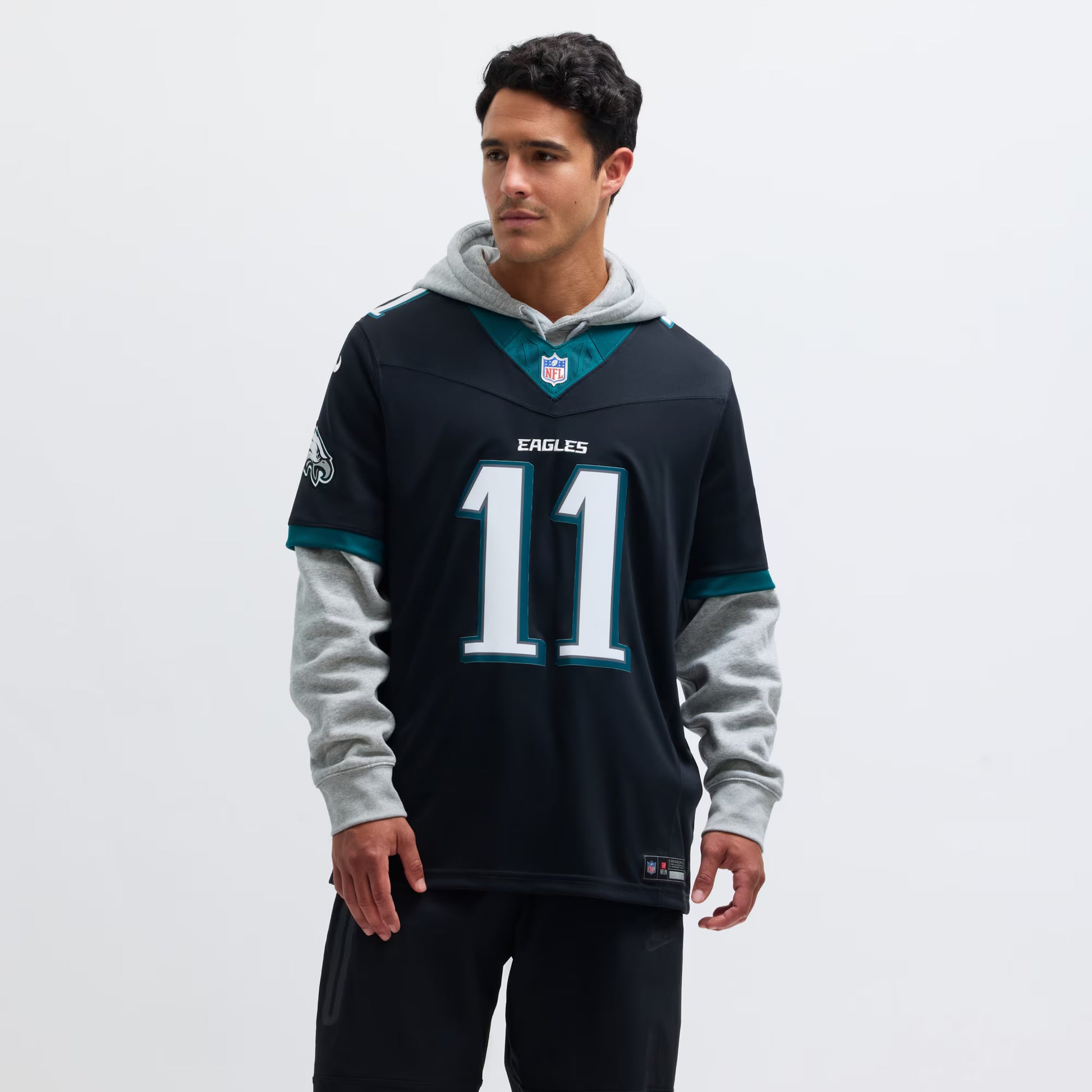 A.J. Brown Philadelphia Eagles Nike Alternate Vapor F.U.S.E. Limited Jersey - Black