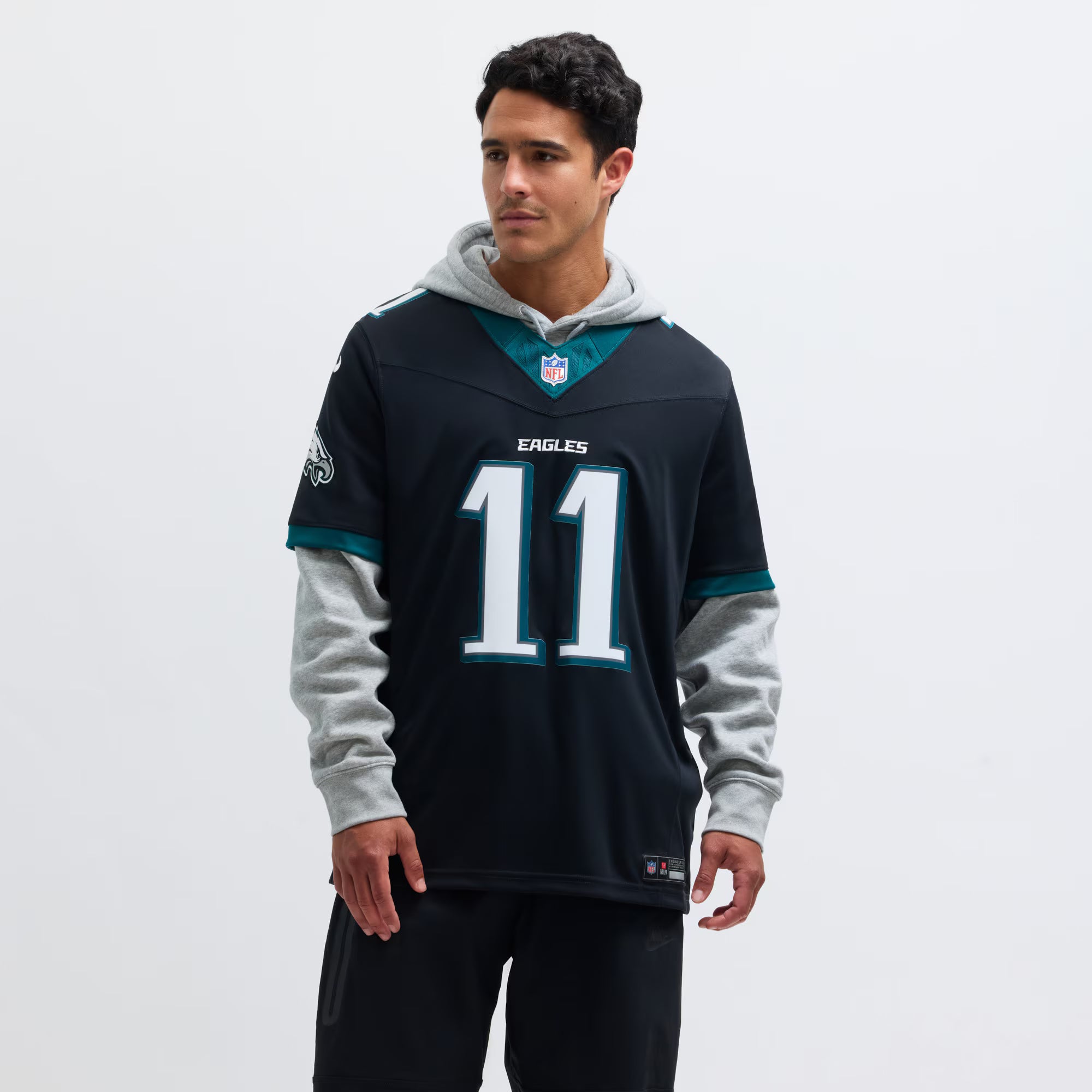 A.J. Brown Philadelphia Eagles Nike Alternate Vapor F.U.S.E. Limited Jersey - Black