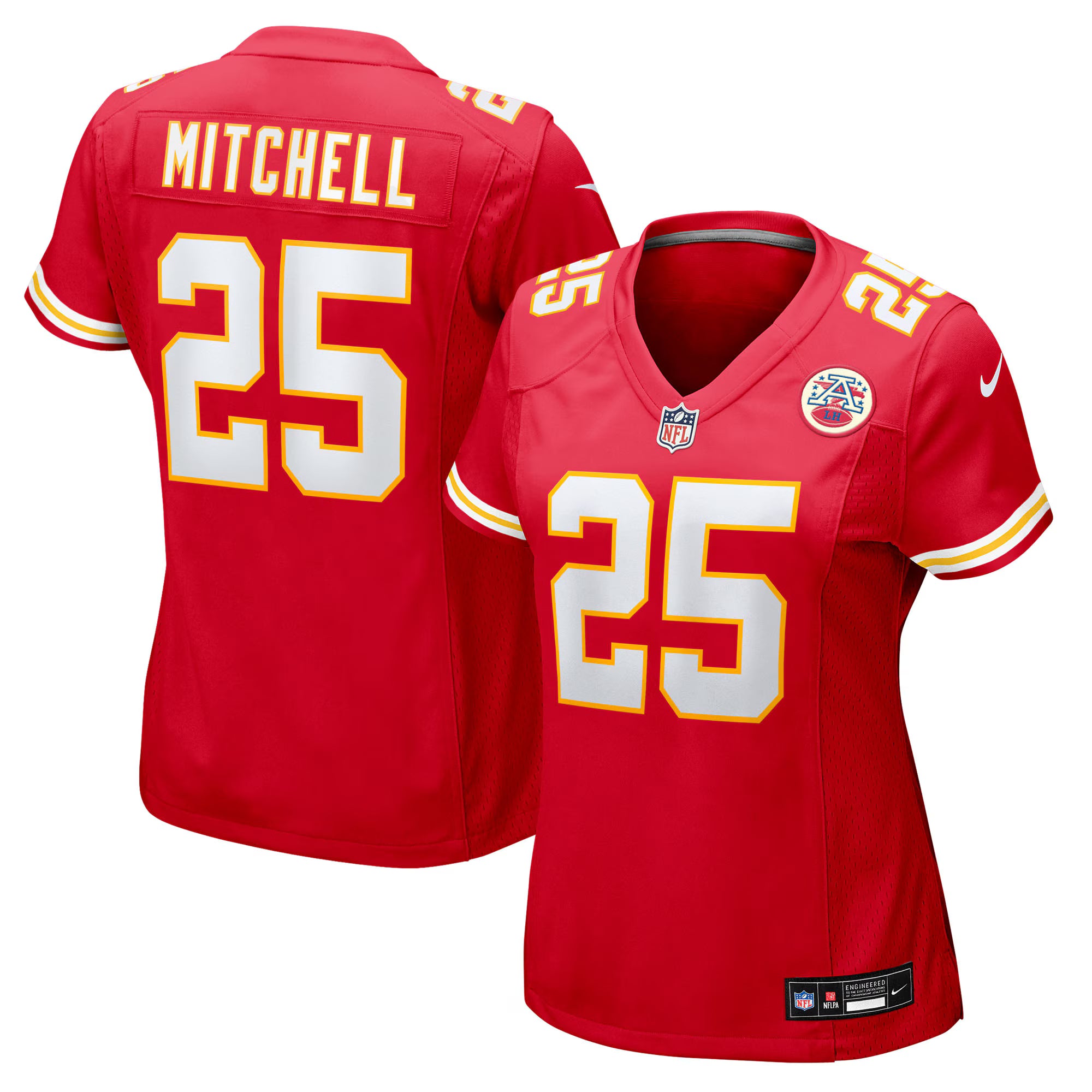 Elijah Mitchell Kansas City Chiefs Nike Women's Team Game Jersey -  Red