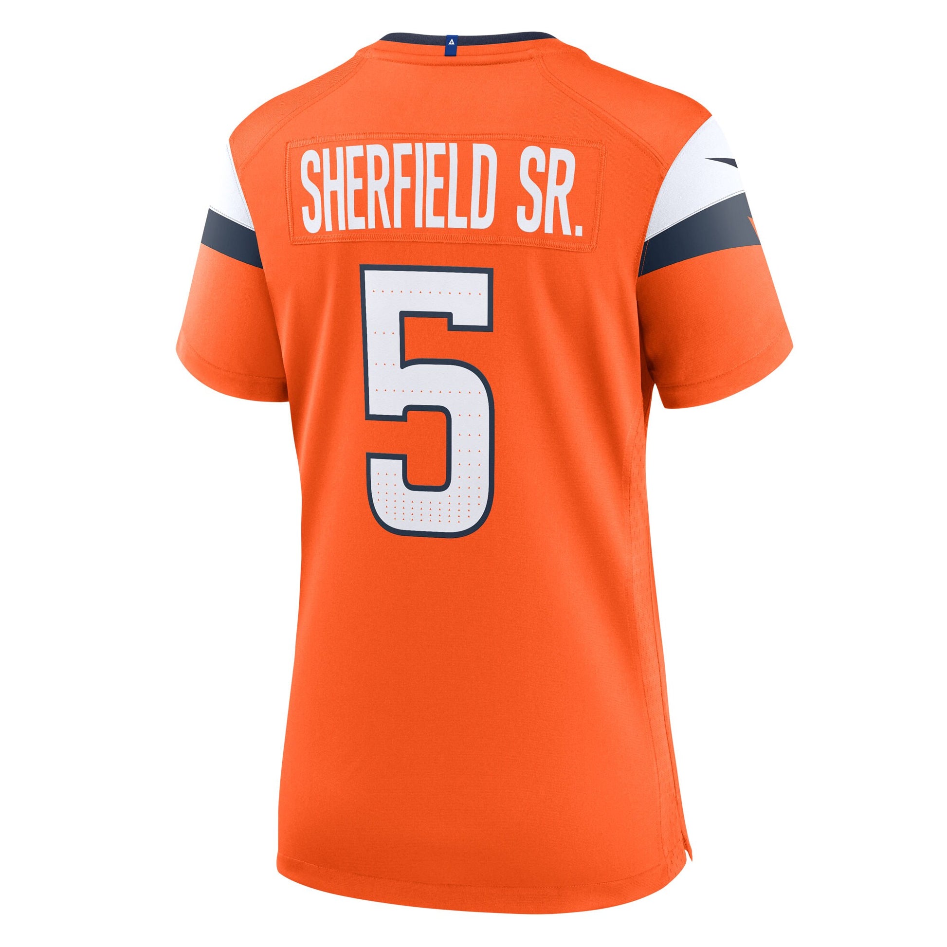 Trent Sherfield Sr. Denver Broncos Nike Women's Team Game Jersey -  Orange