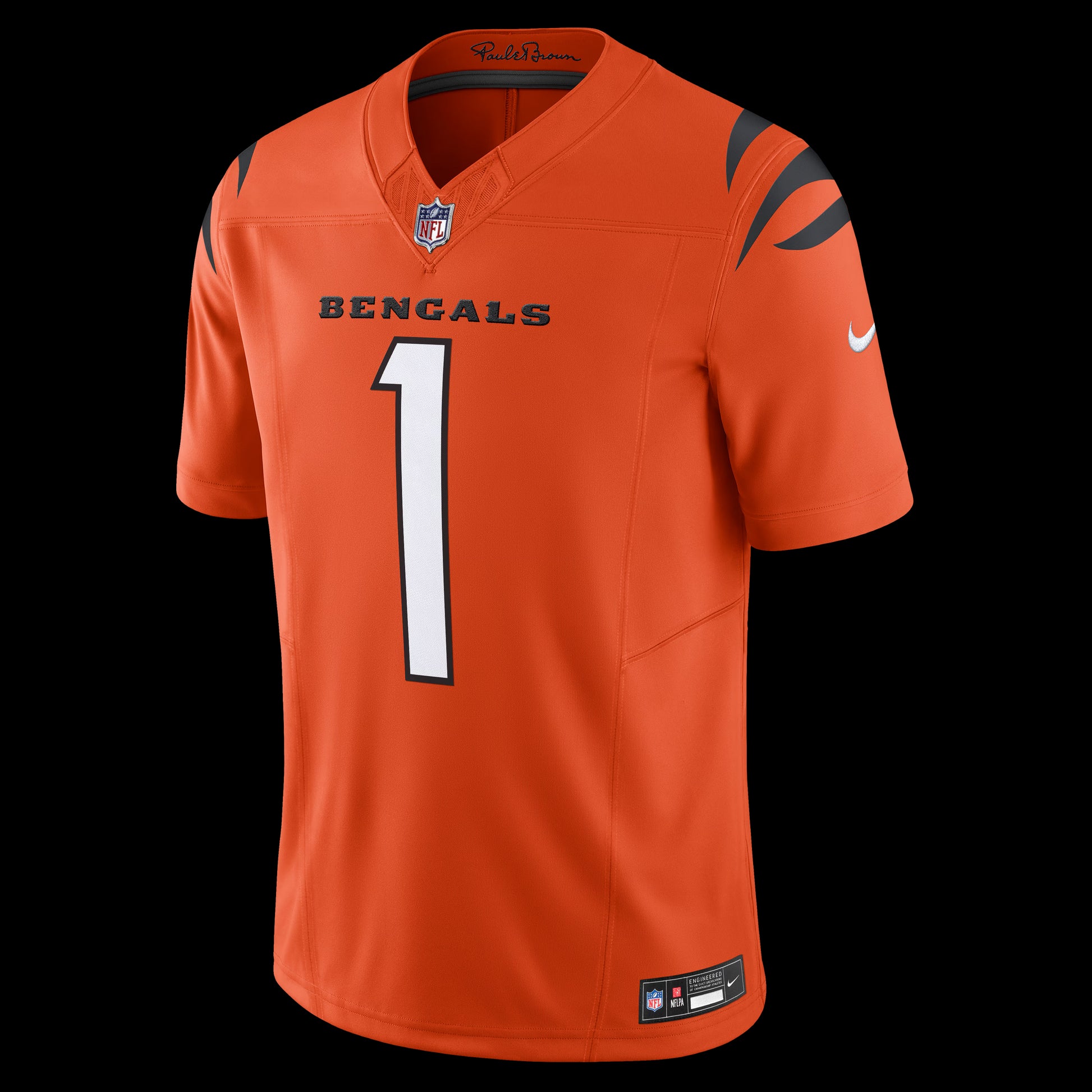 Ja'Marr Chase Cincinnati Bengals Nike Vapor F.U.S.E. Limited Jersey - Orange