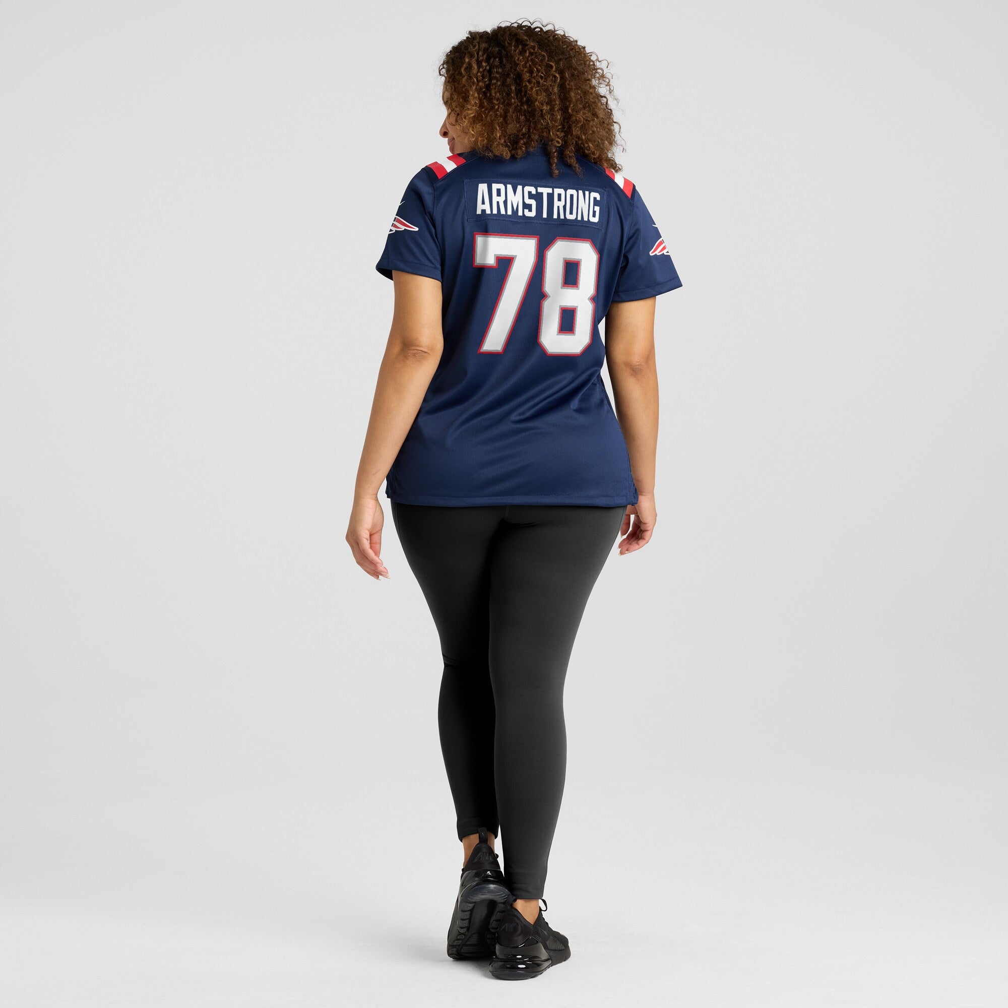 Bruce Armstrong New England Patriots Nike Women's Game Retired Player Jersey - Navy