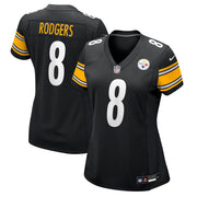 Aaron Rodgers Pittsburgh Steelers Nike Women's Game Jersey - Black