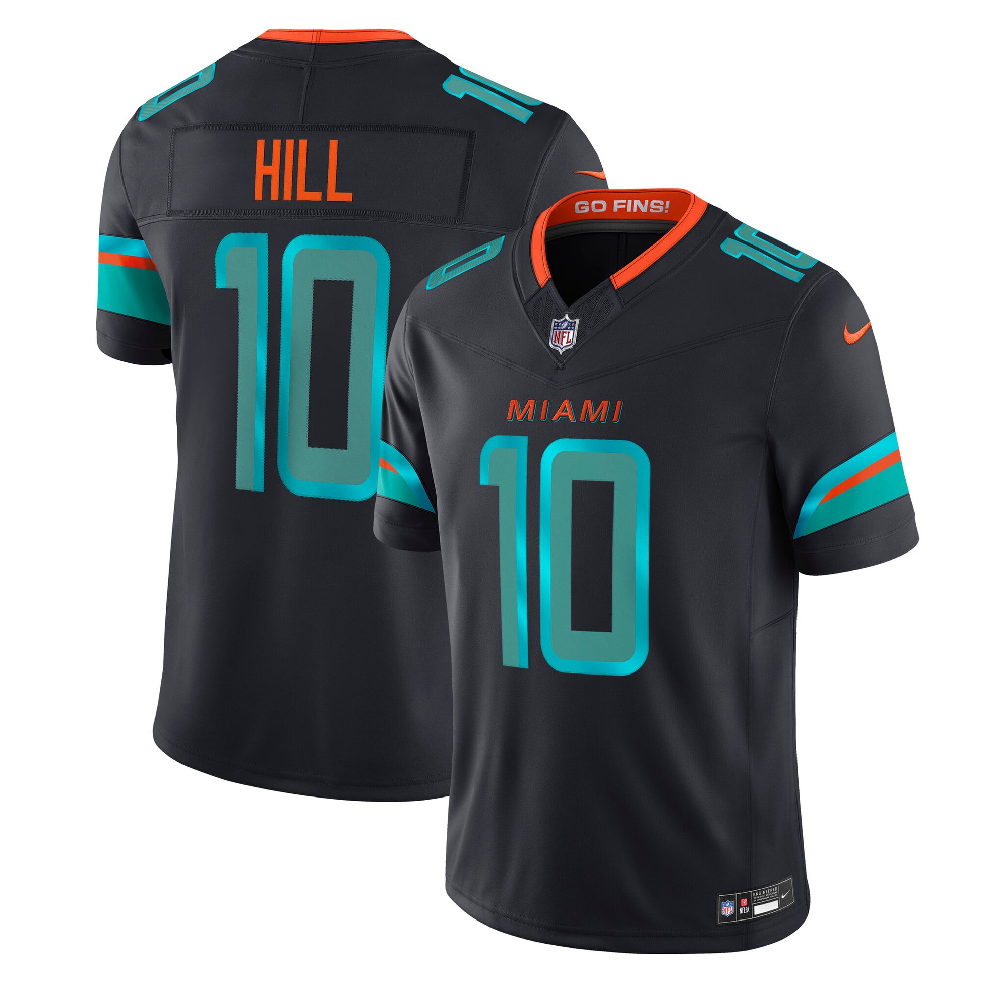 Tyreek Hill Miami Dolphins Nike 2025 Rivalries Collection Limited Jersey - Pitch Blue
