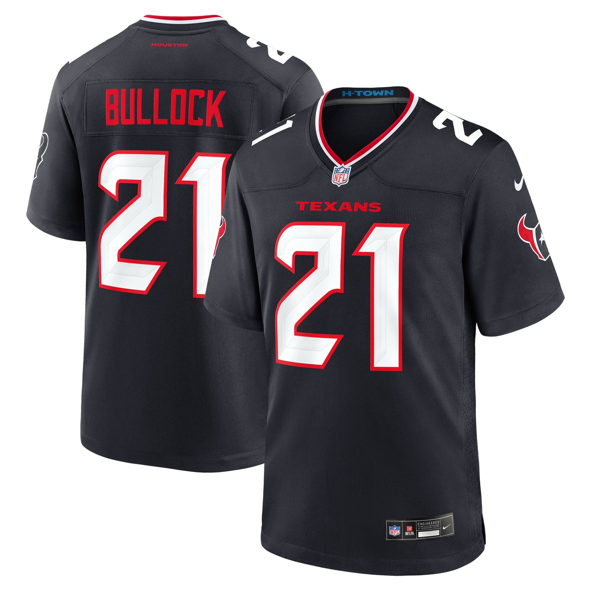 Calen Bullock Houston Texans Nike Team Game Jersey -  Navy