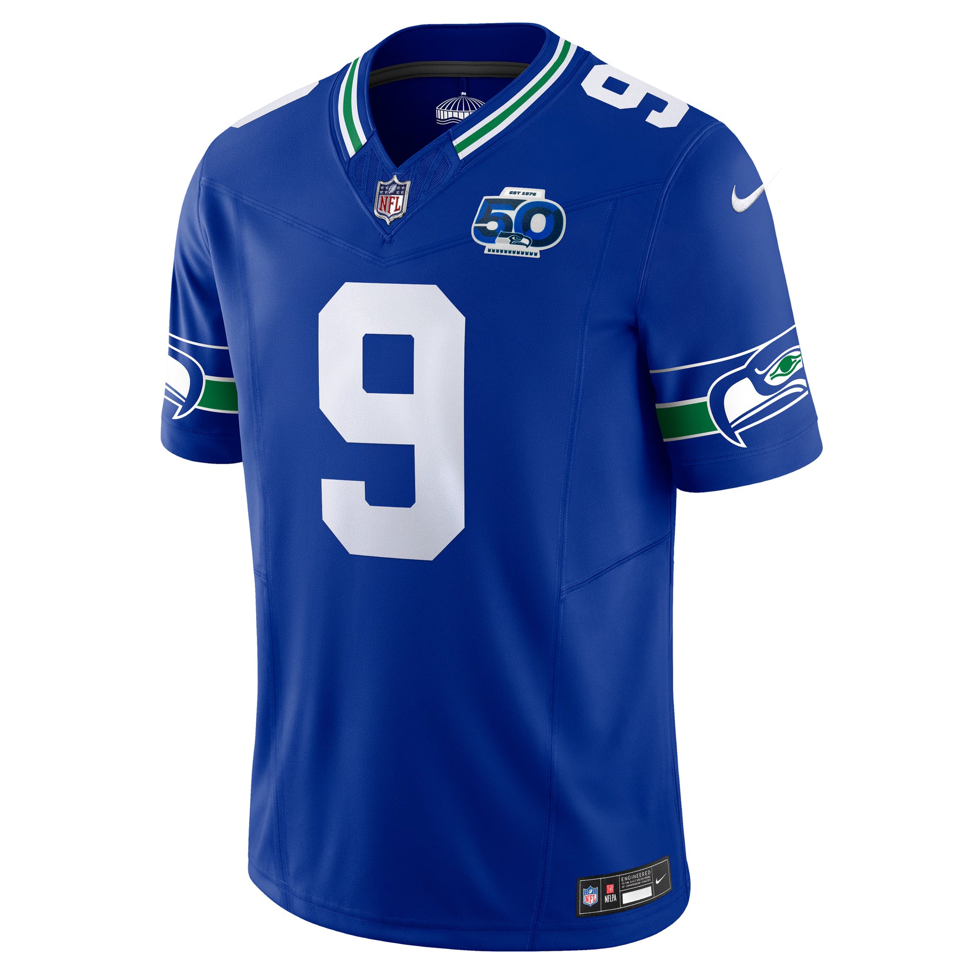 Kenneth Walker III Seattle Seahawks Nike 50th Season Vapor F.U.S.E. Limited Jersey - Royal