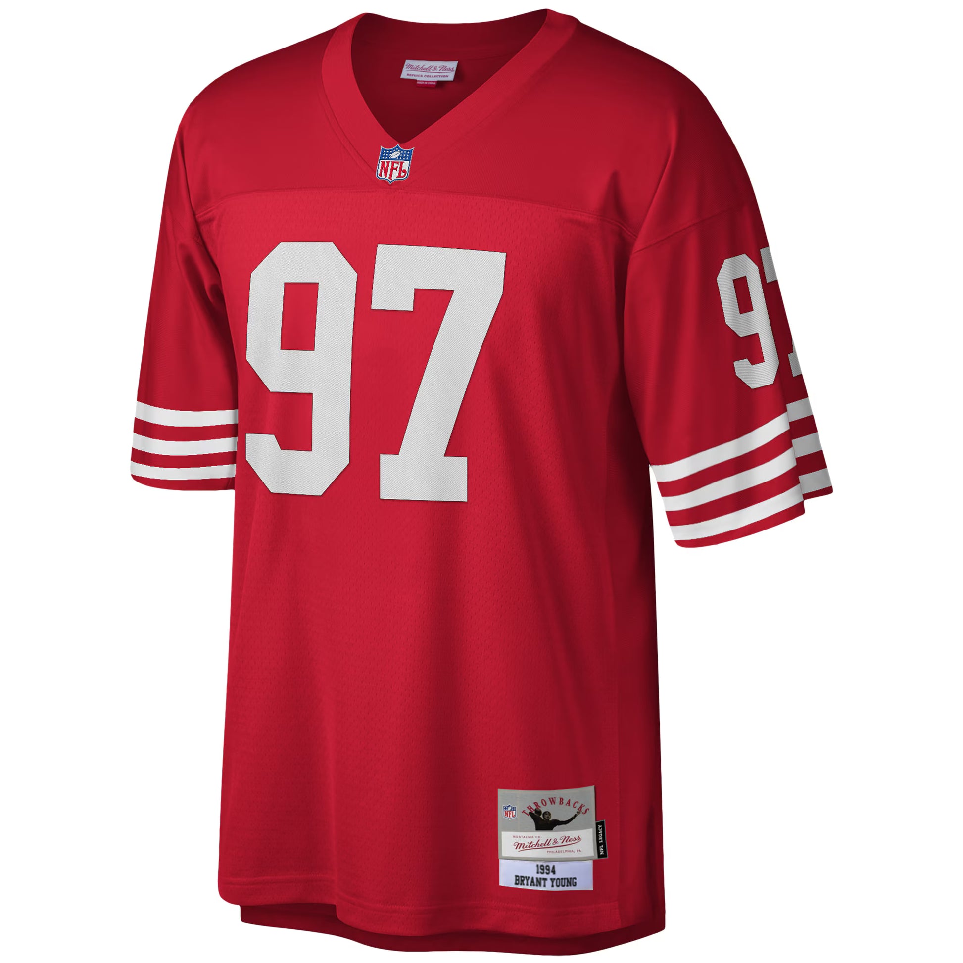 Bryant Young San Francisco 49ers Mitchell &amp; Ness Legacy Replica Jersey - Scarlet