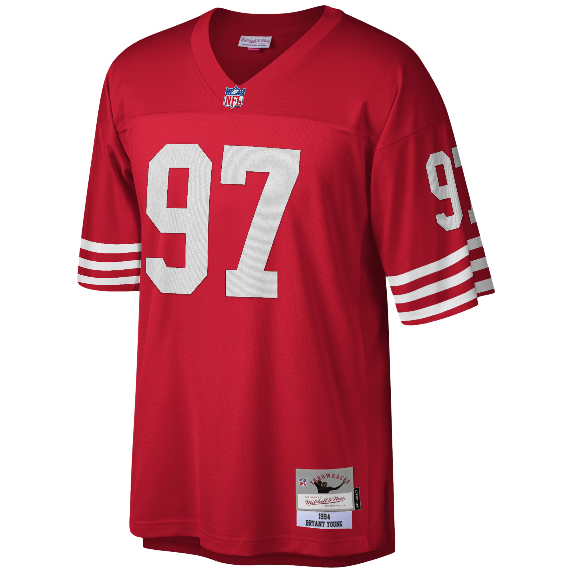 Bryant Young San Francisco 49ers Mitchell &amp; Ness Legacy Replica Jersey - Scarlet