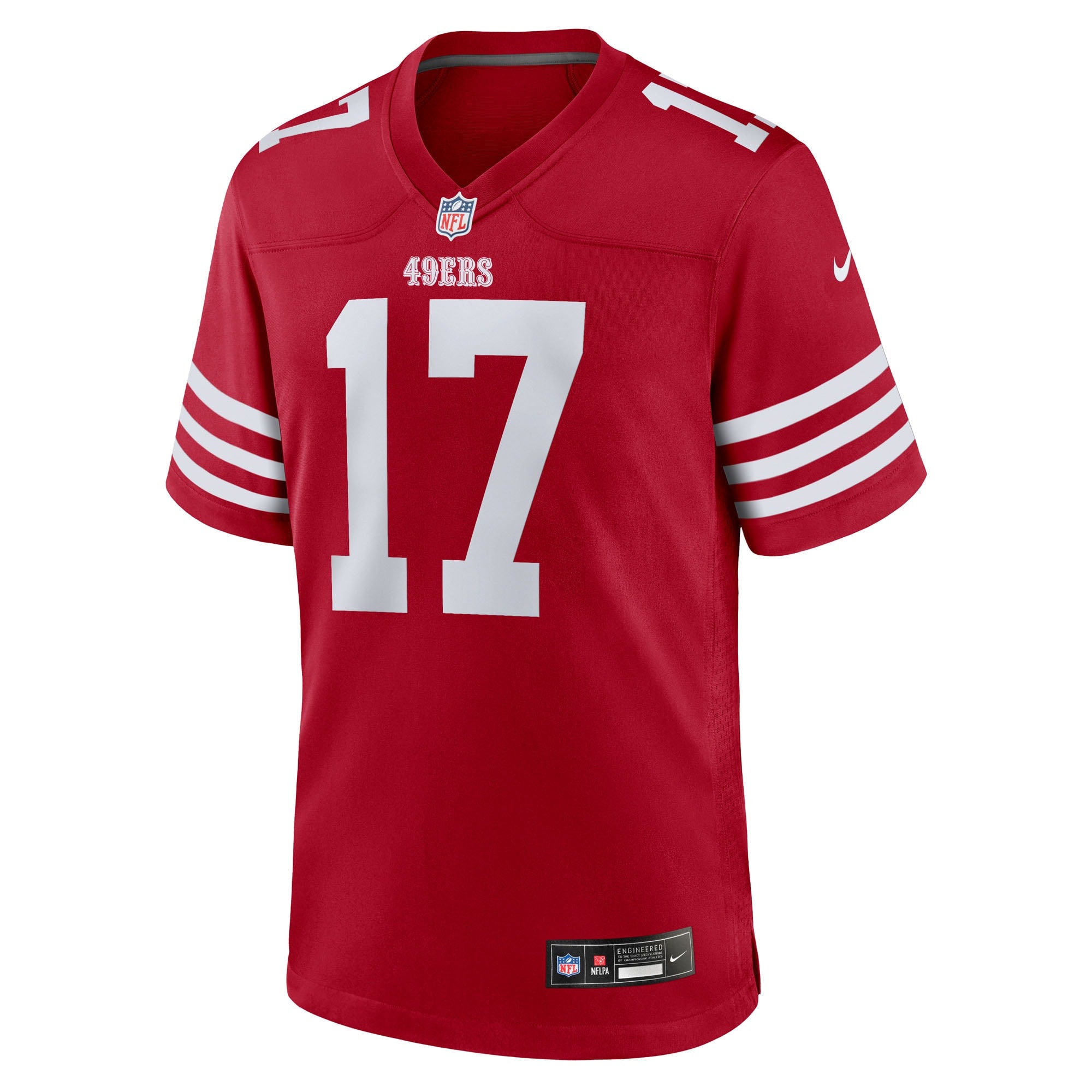 Jordan Watkins San Francisco 49ers Nike Team Game Jersey -  Scarlet