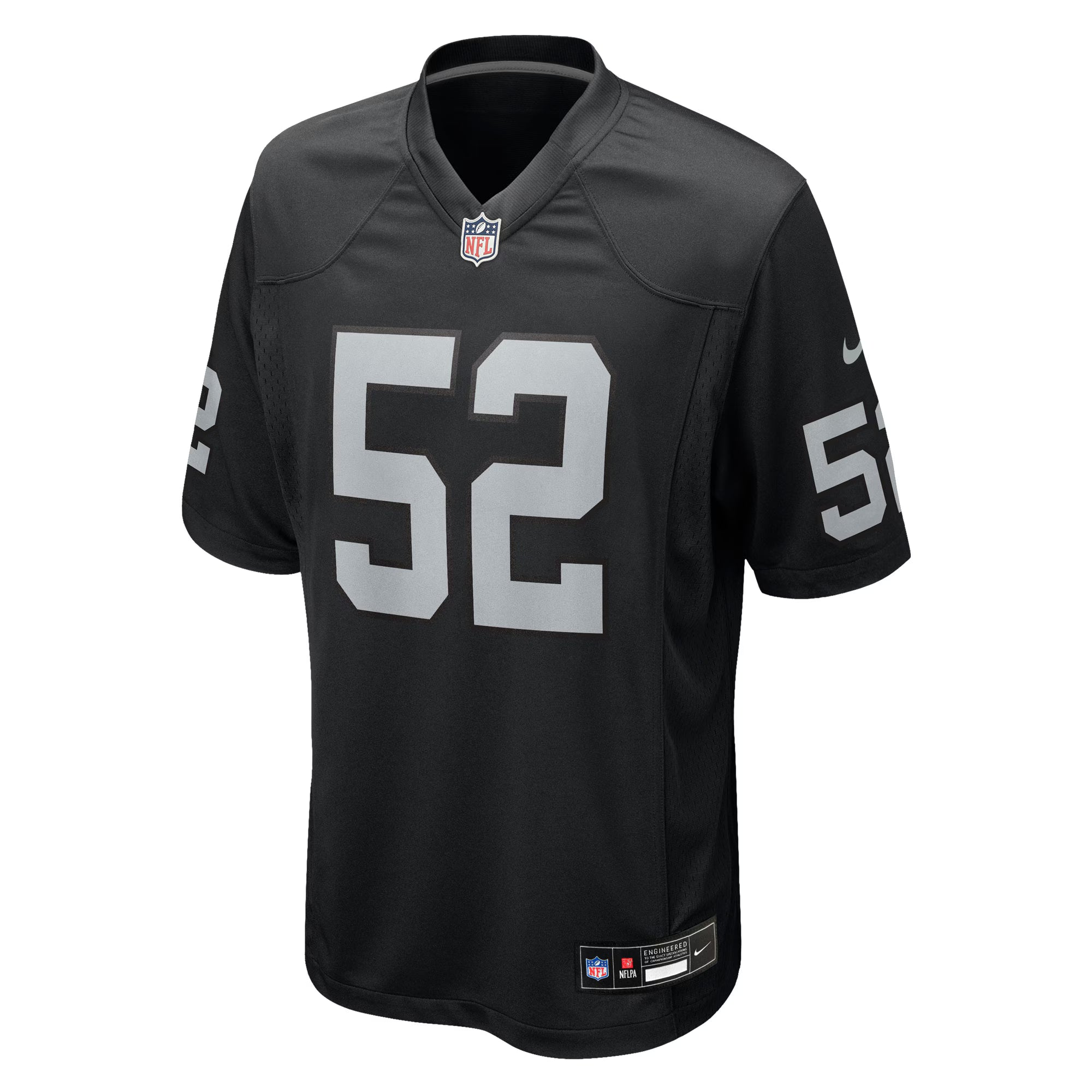 Elandon Roberts Las Vegas Raiders Nike Team Game Jersey -  Black