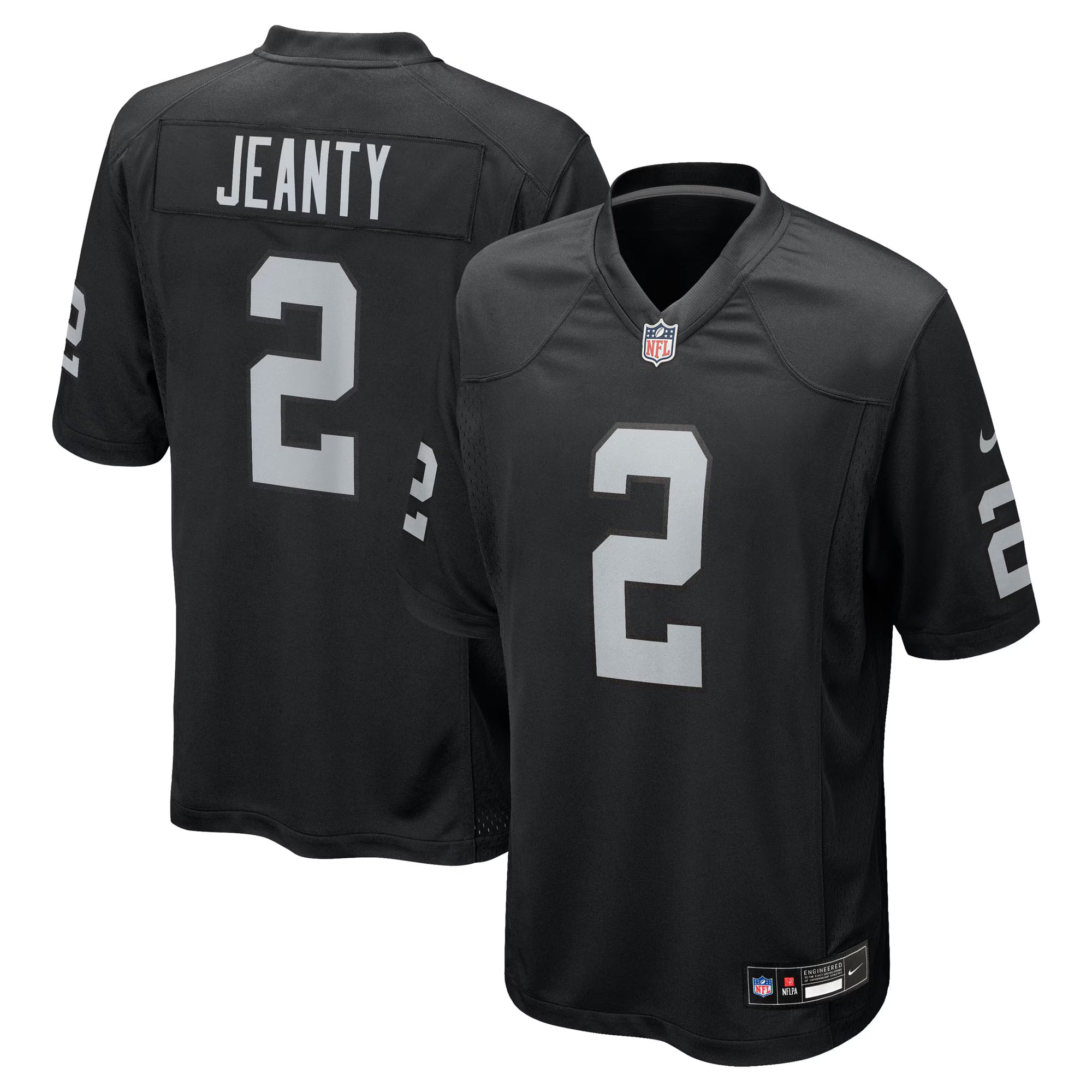 Ashton Jeanty Las Vegas Raiders Nike 2025 NFL Draft First Round Pick Game Jersey - Black