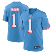 Warren Moon Tennessee Titans Nike Retired Player Alternate Game Jersey - Light Blue