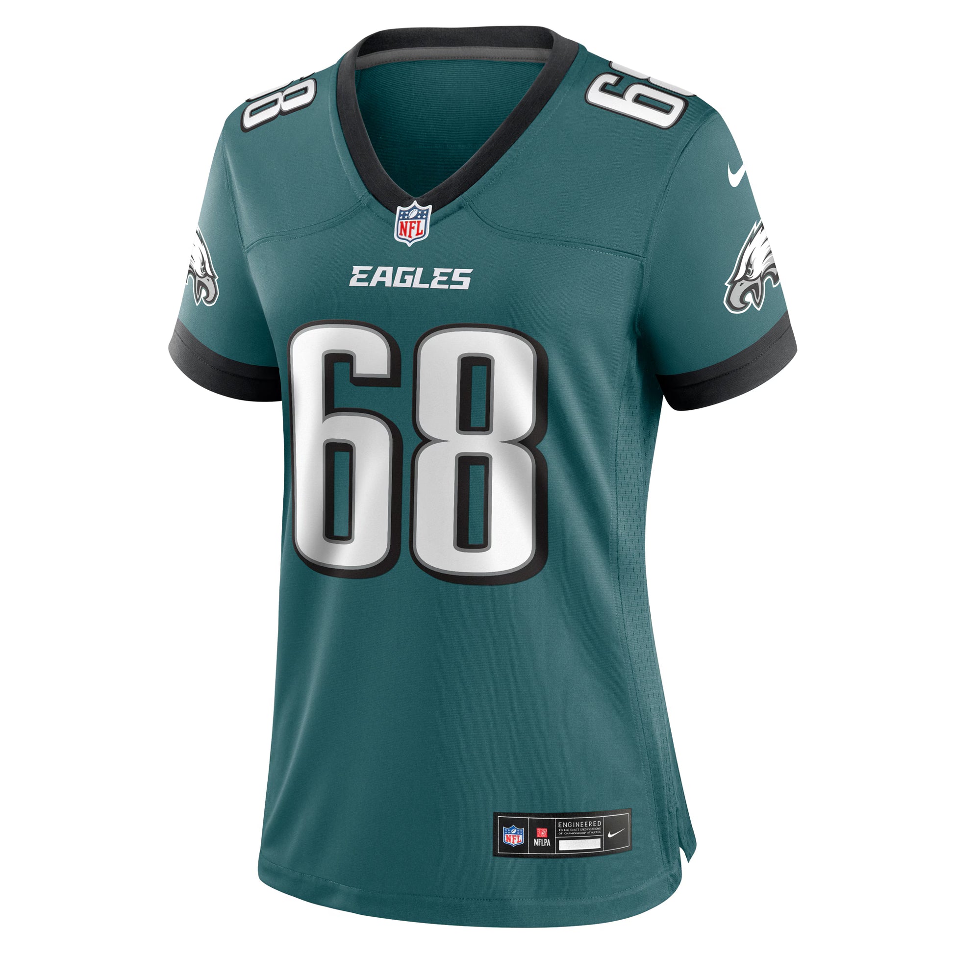 Jordan Mailata Philadelphia Eagles Nike Women's Team Game Jersey - Midnight Green