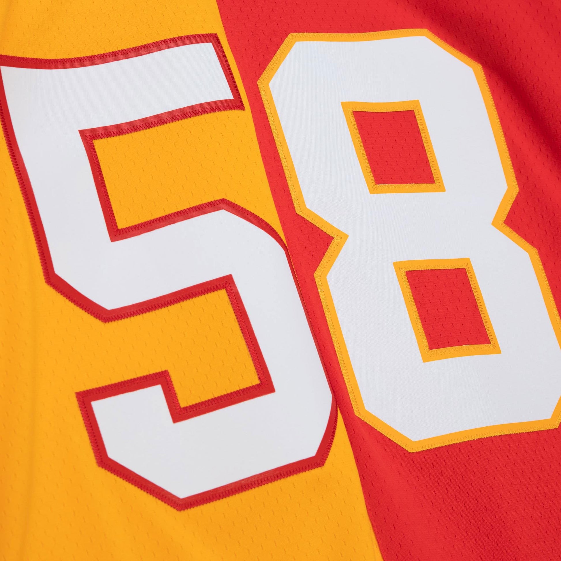 Derrick Thomas Kansas City Chiefs Mitchell &amp; Ness 1994 Split Legacy Replica Jersey - Red/Gold