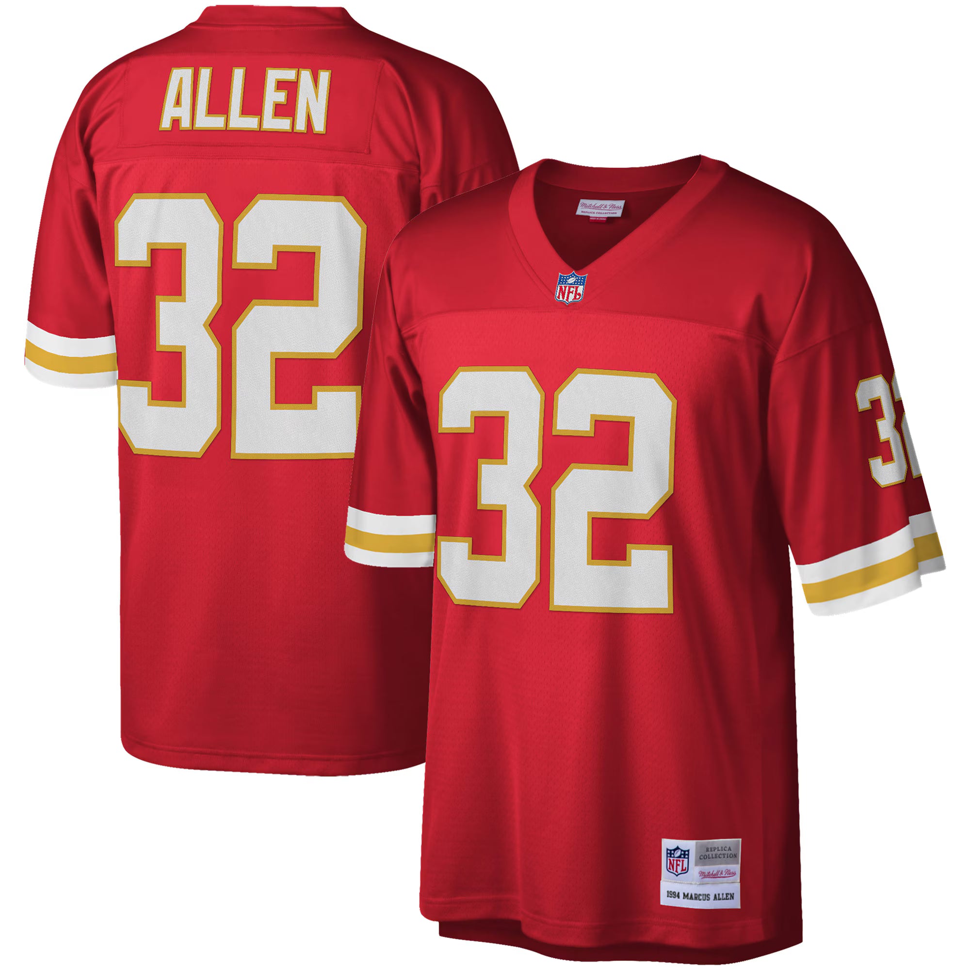 Marcus Allen Kansas City Chiefs Mitchell &amp; Ness Legacy Replica Jersey - Red