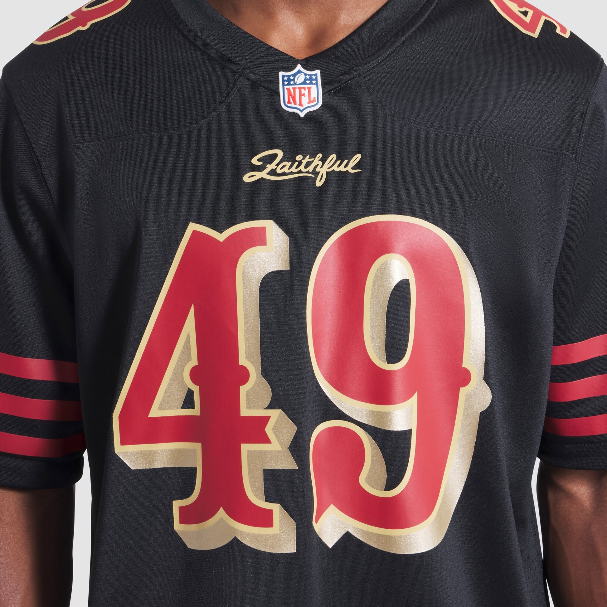 The Faithful San Francisco 49ers Nike 2025 Rivalries Collection Game Jersey - Black