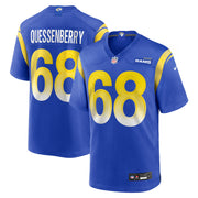 David Quessenberry Los Angeles Rams Nike Team Game Jersey -  Royal