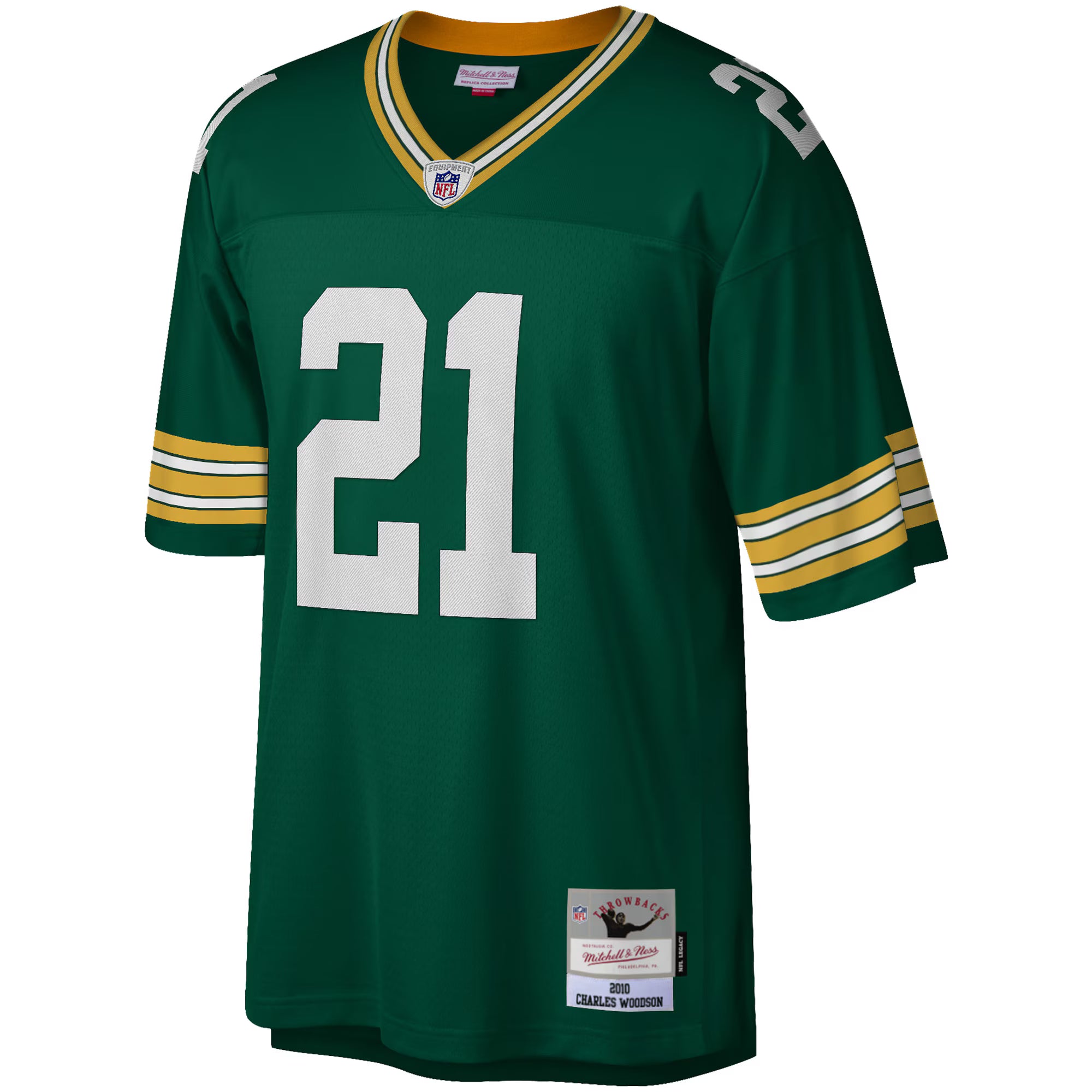 Charles Woodson Green Bay Packers Mitchell &amp; Ness Legacy Replica Jersey - Green