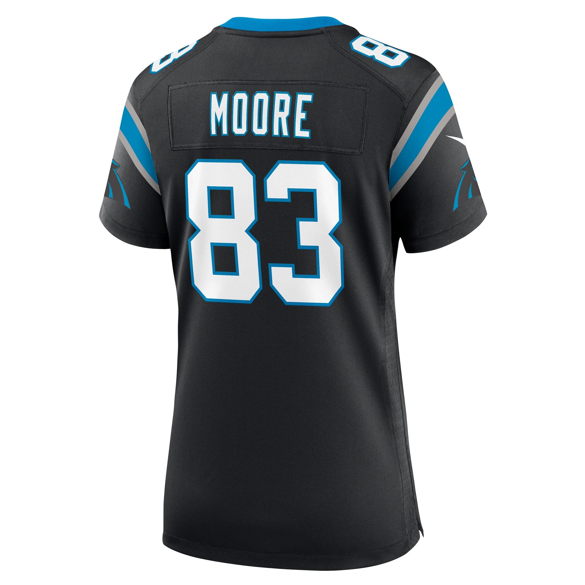 David Moore Carolina Panthers Nike Women's  Game Jersey -  Black