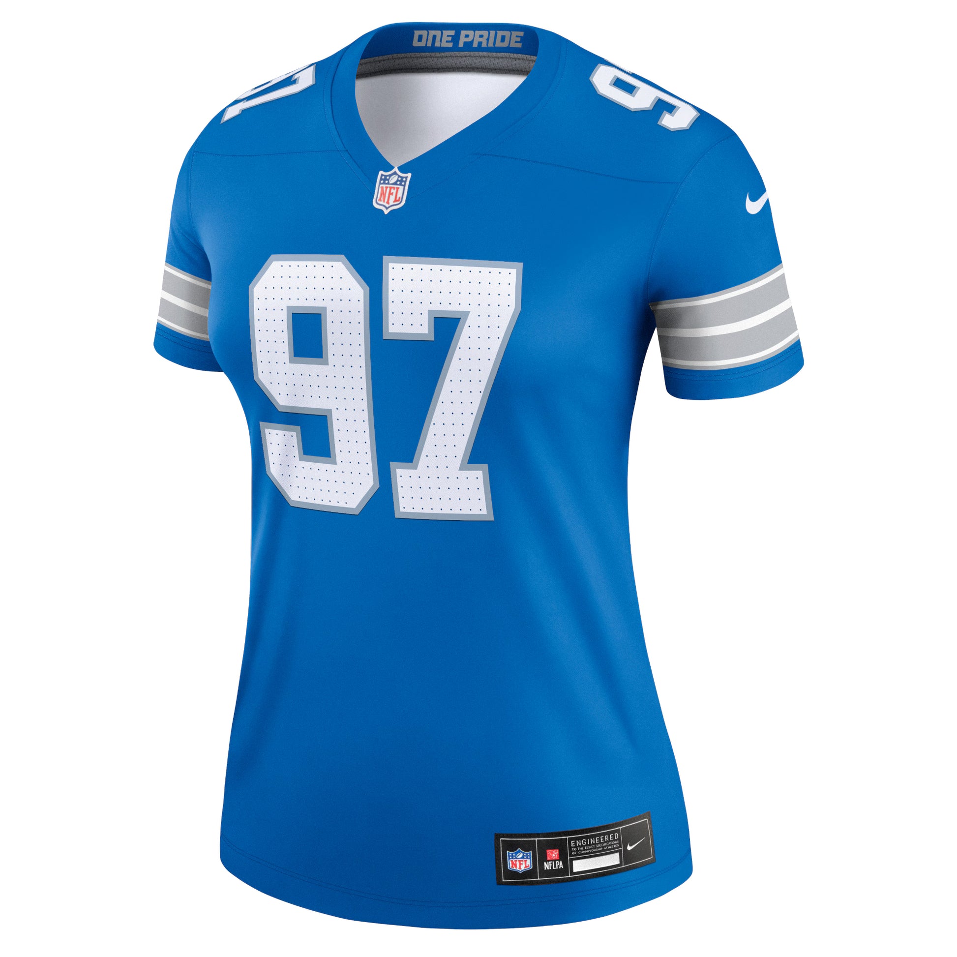 Aidan Hutchinson Detroit Lions Nike Women's Legend Player Performance Top -  Blue