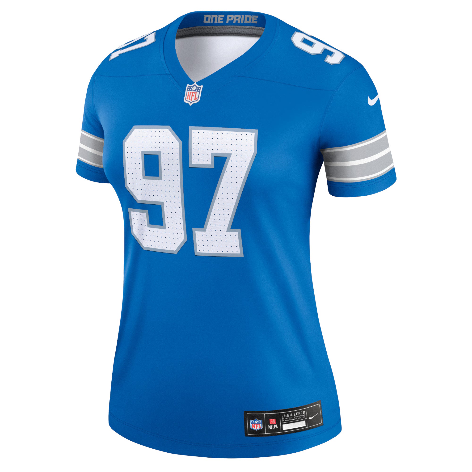 Aidan Hutchinson Detroit Lions Nike Women's Legend Player Performance Top -  Blue