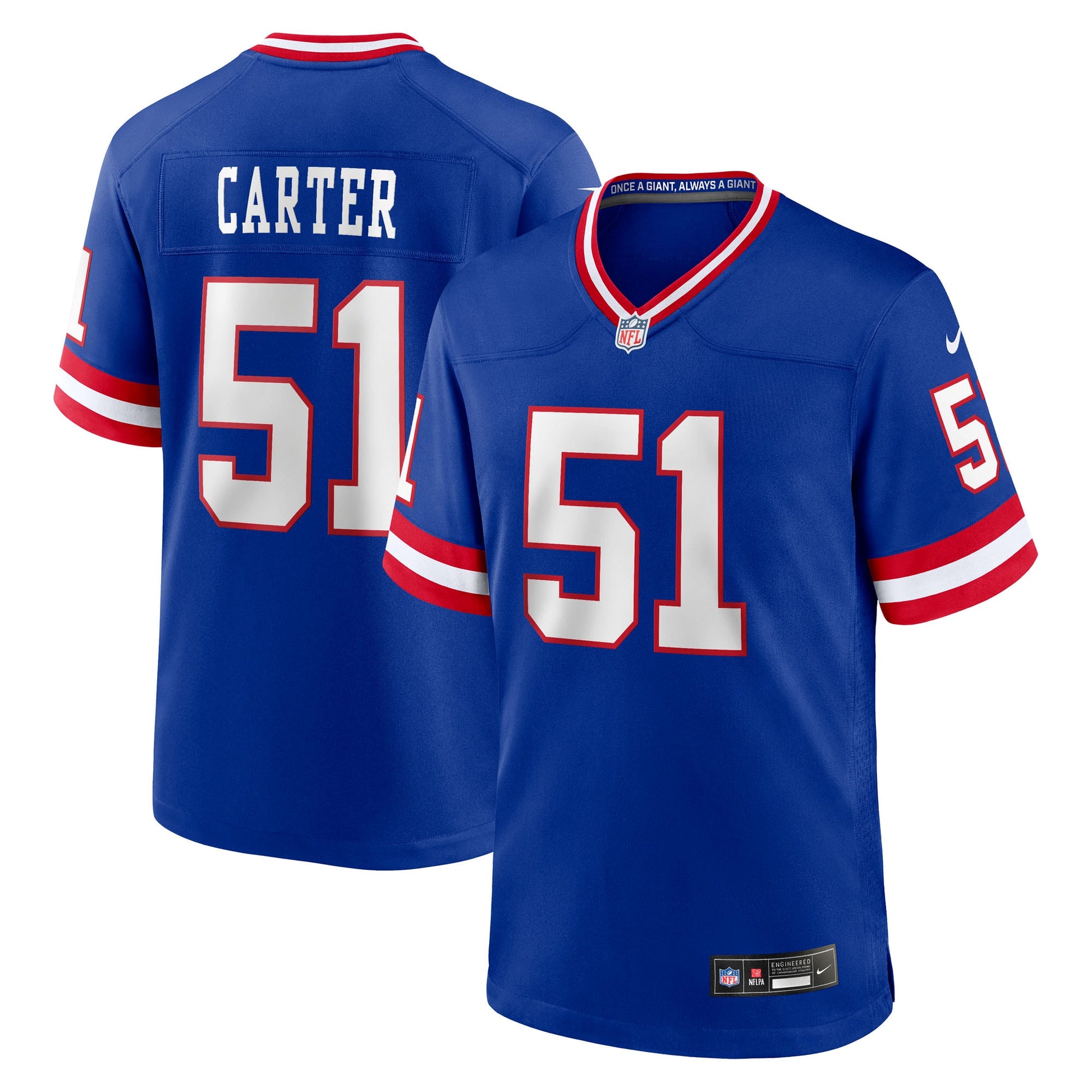 Abdul Carter New York Giants Nike First Round Pick 2nd Alternate Game Jersey - Royal