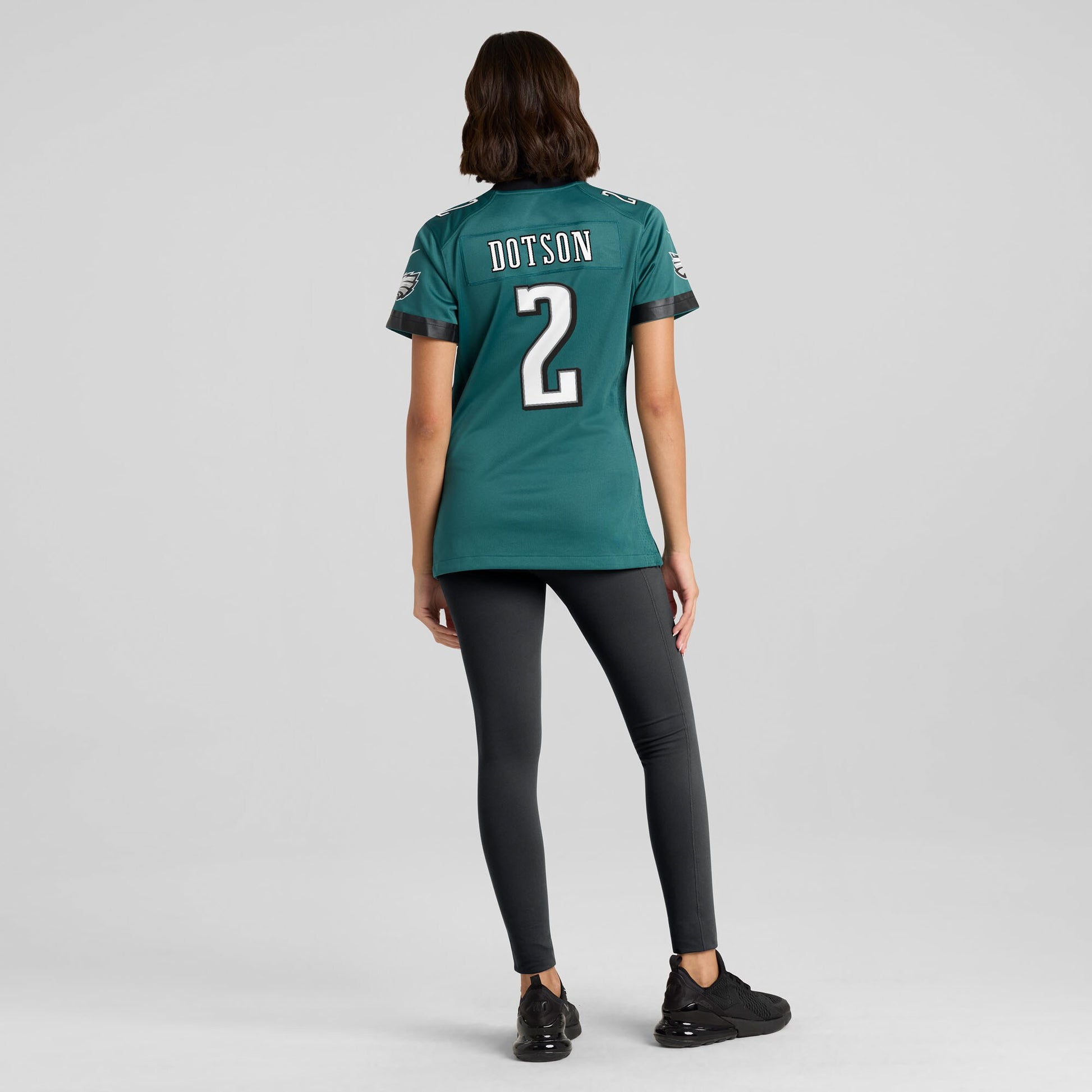 Jahan Dotson Philadelphia Eagles Nike Women's Team Game Jersey - Midnight Green