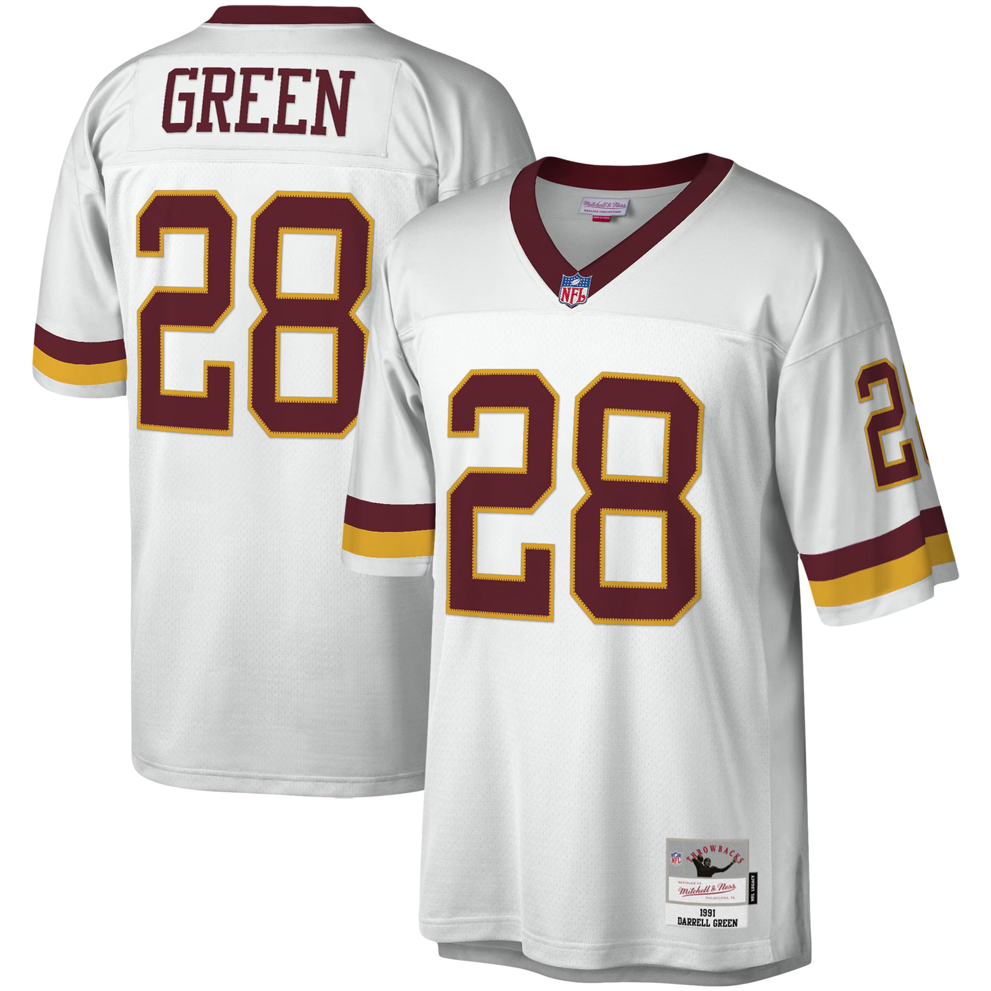 Darrell Green Washington Football Team Mitchell &amp; Ness Legacy Replica Jersey - White