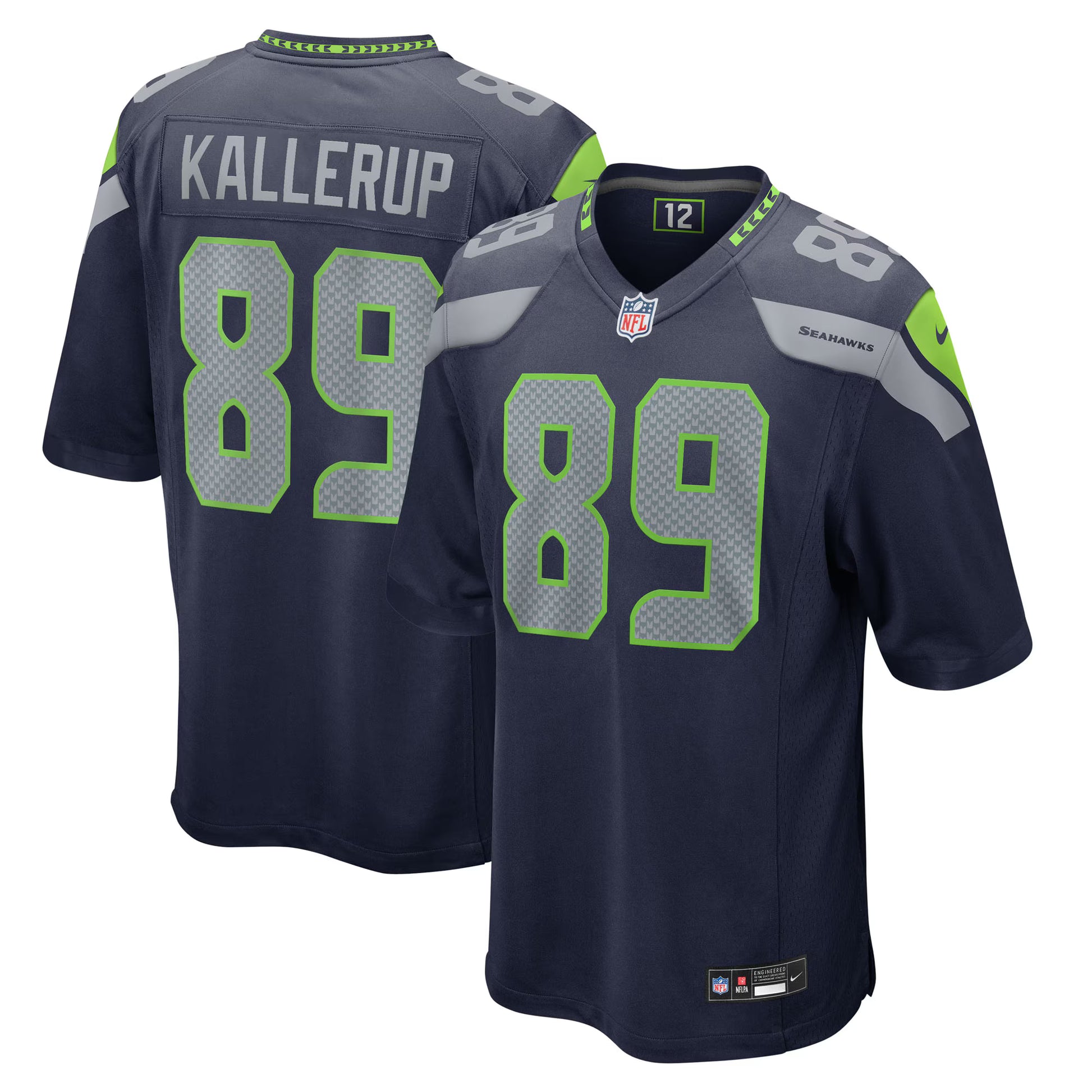 Nick Kallerup Seattle Seahawks Nike Team Game Jersey -  College Navy