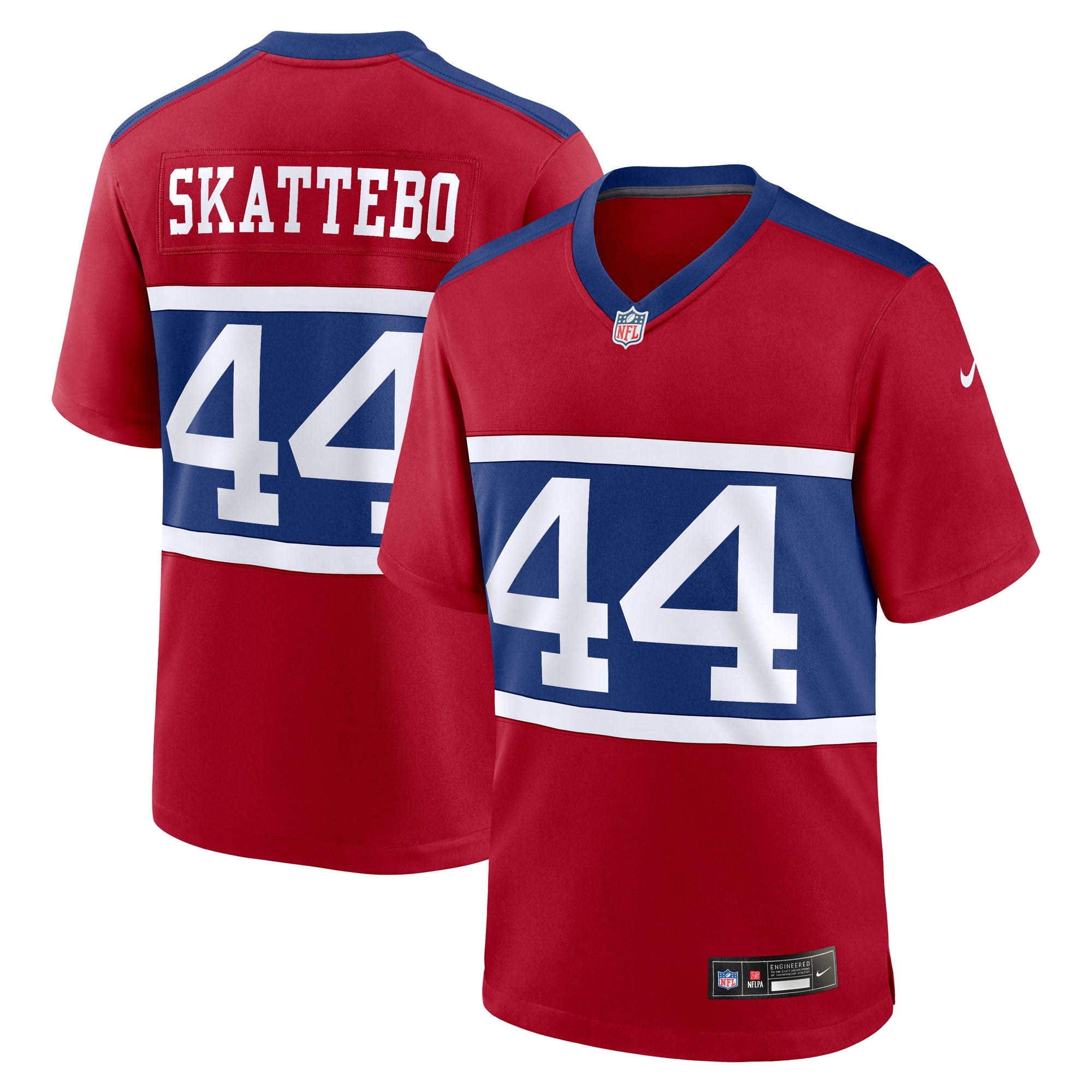Cam Skattebo New York Giants Nike Alternate Century Red Game Jersey - Red