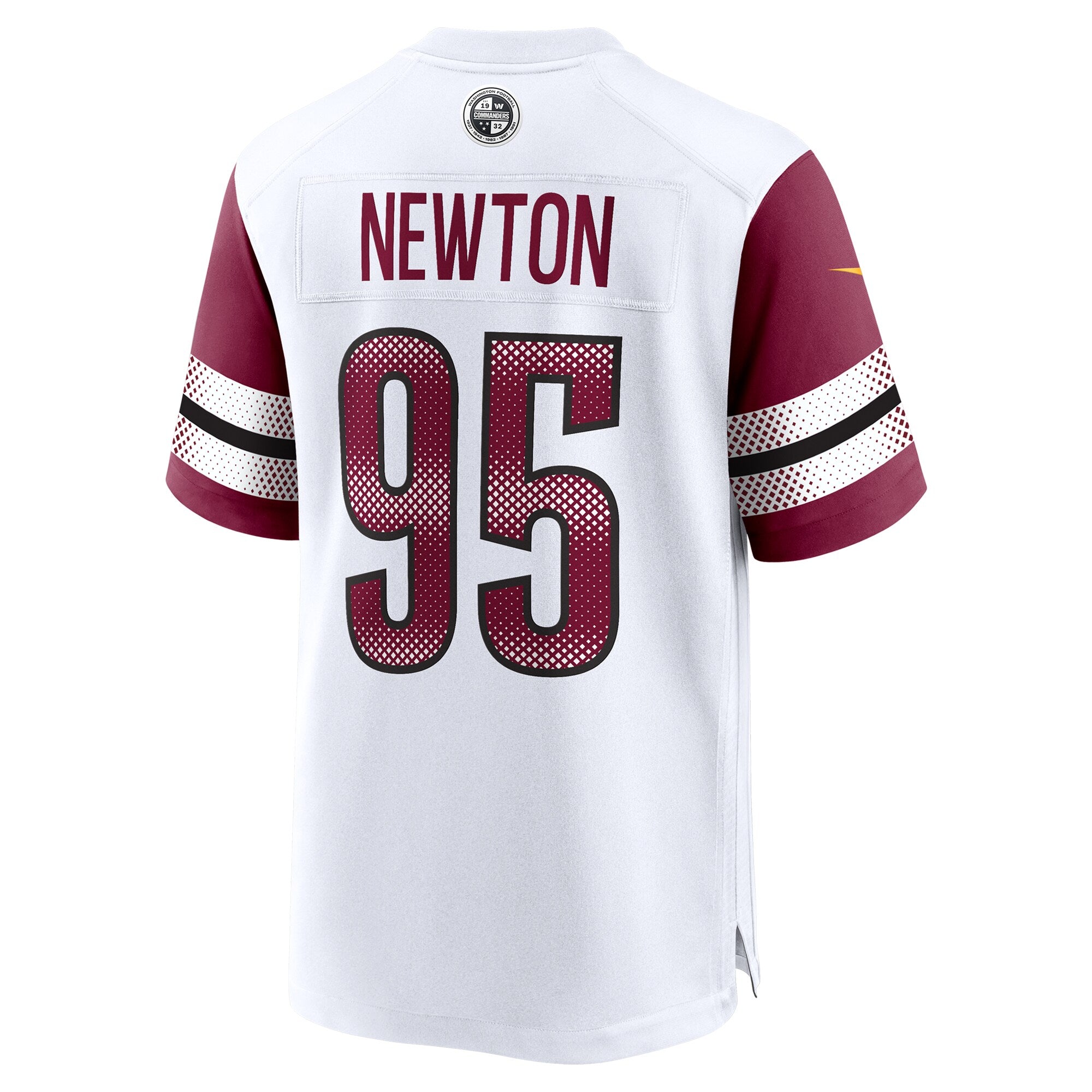 Jer'Zhan Newton Washington Commanders Nike Game Jersey -  White
