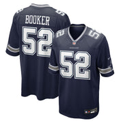 Tyler Booker Dallas Cowboys Nike 2025 NFL Draft First Round Pick Game Jersey - Navy
