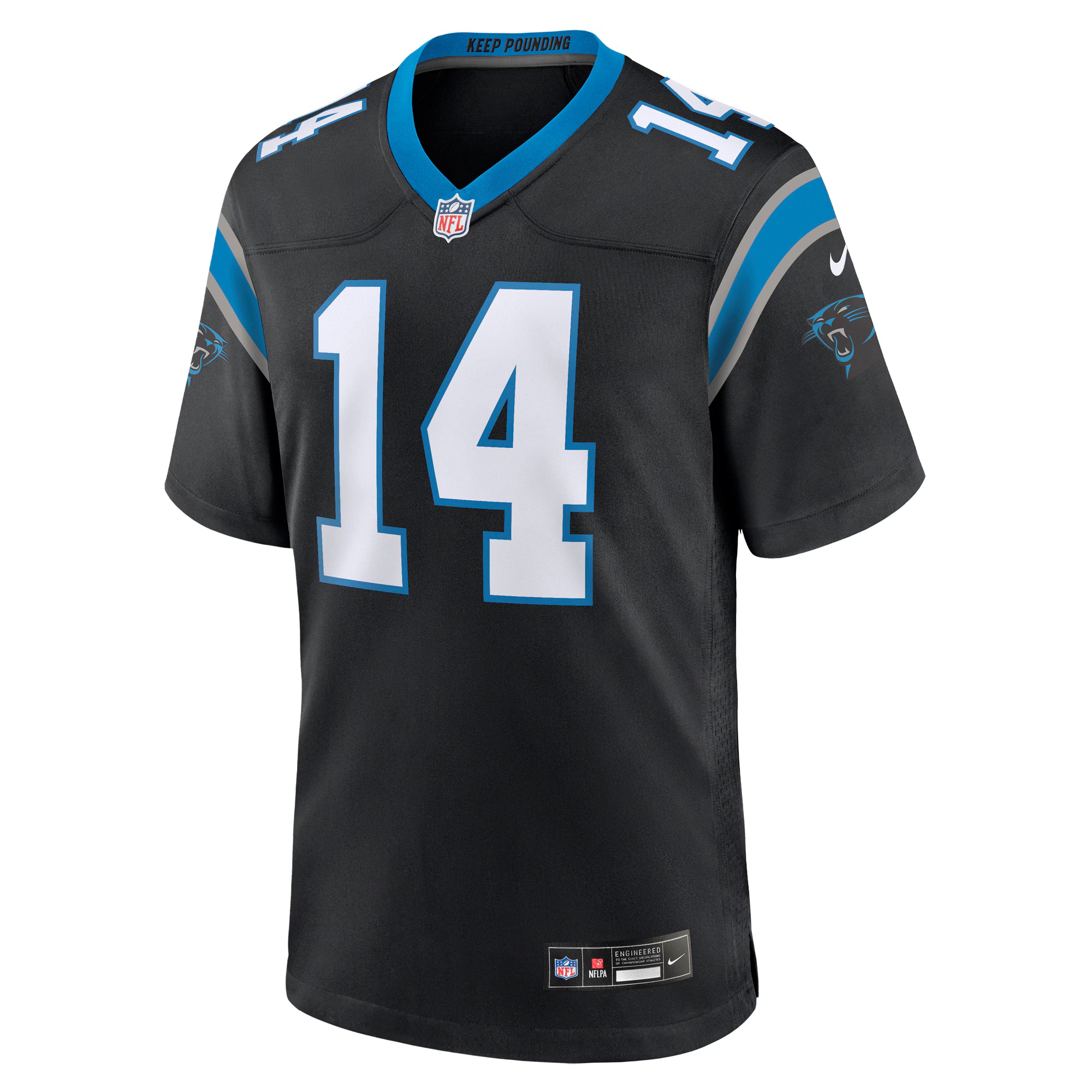Andy Dalton Carolina Panthers Nike Team Game Jersey - Black