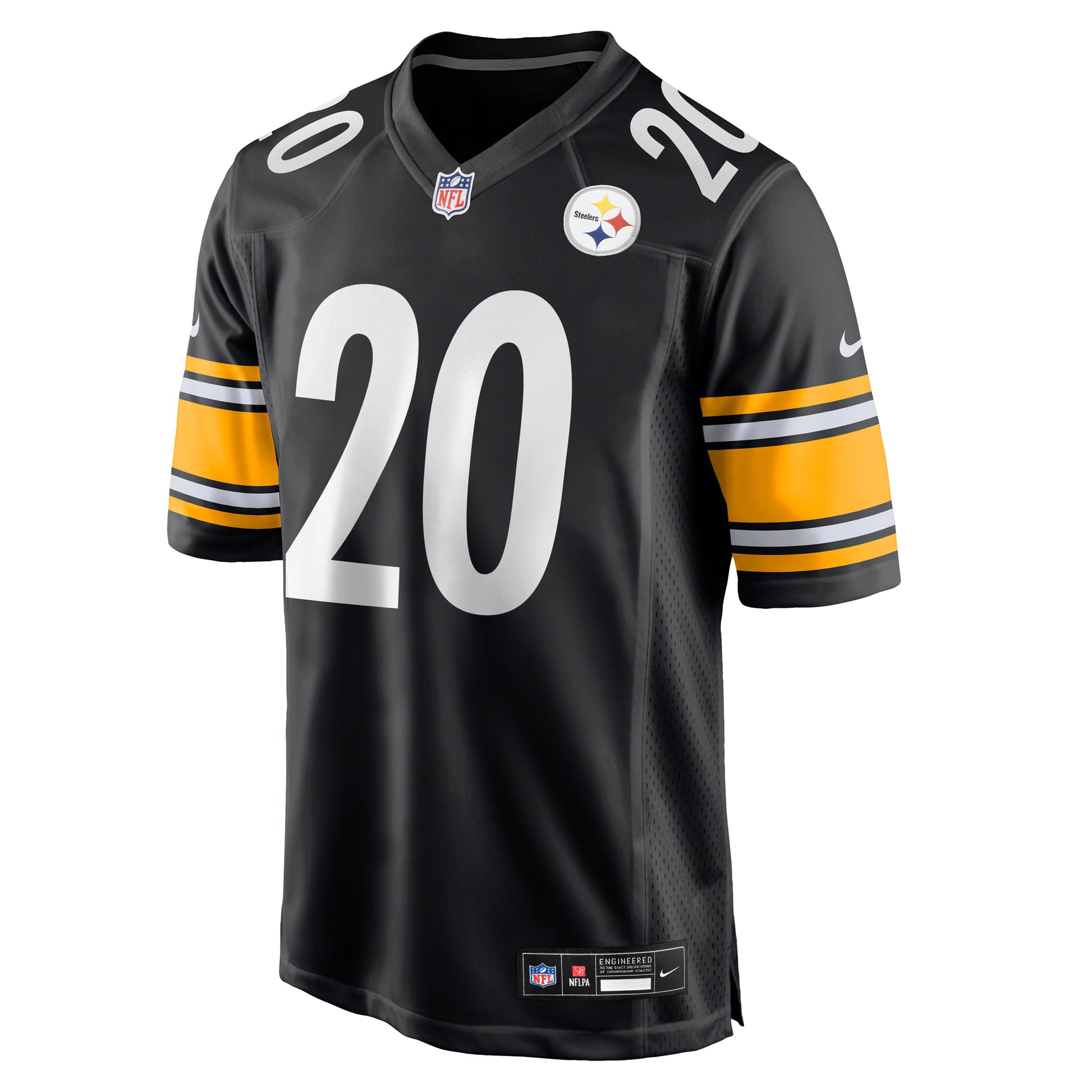 Kaleb Johnson Pittsburgh Steelers Nike Team Game Jersey -  Black