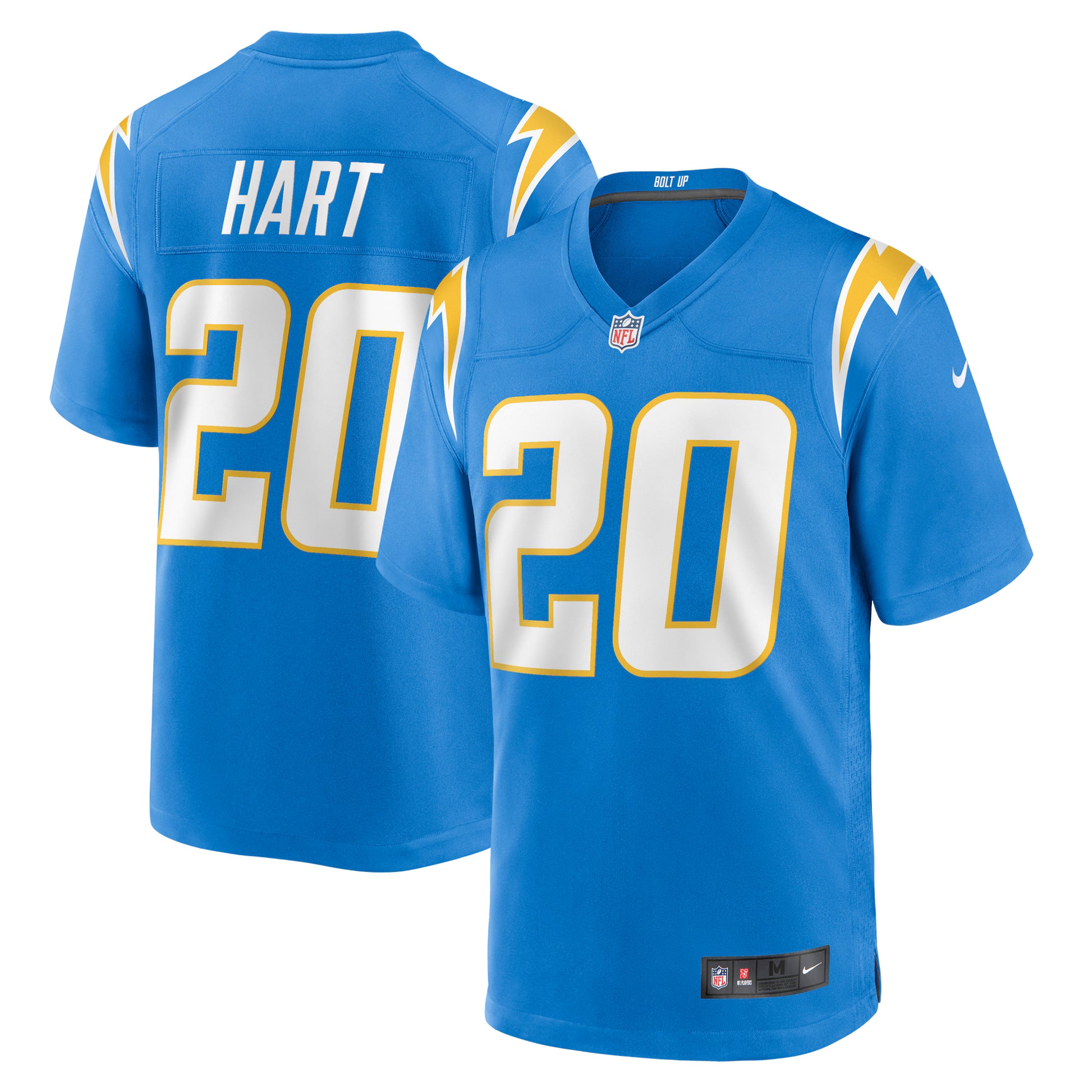 Cam Hart Los Angeles Chargers Nike Team Game Jersey -  Powder Blue