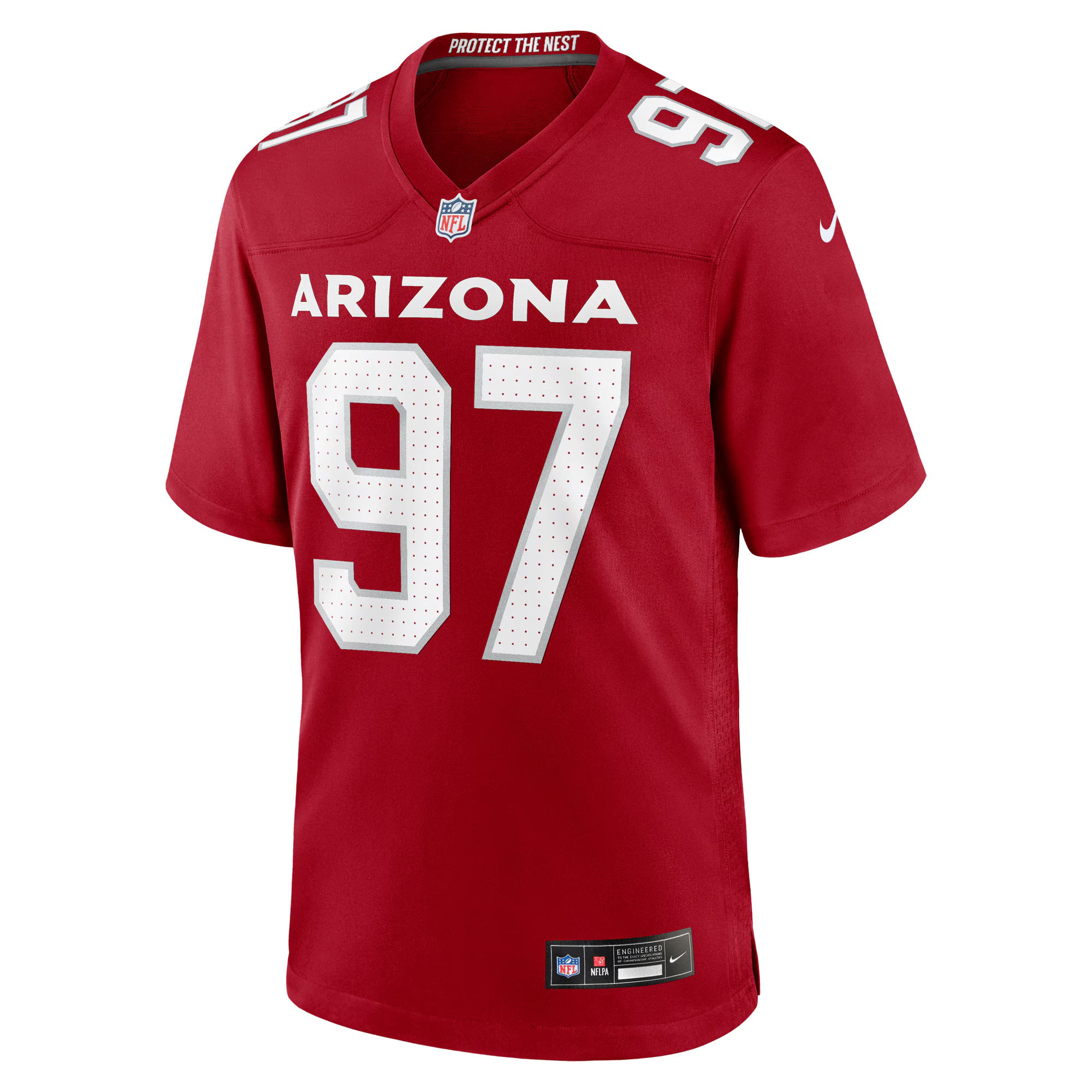 Walter Nolen Arizona Cardinals Nike 2025 NFL Draft First Round Pick Game Jersey - Cardinal