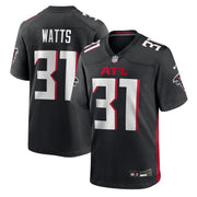 Xavier Watts Atlanta Falcons Nike Team Game Jersey -  Black