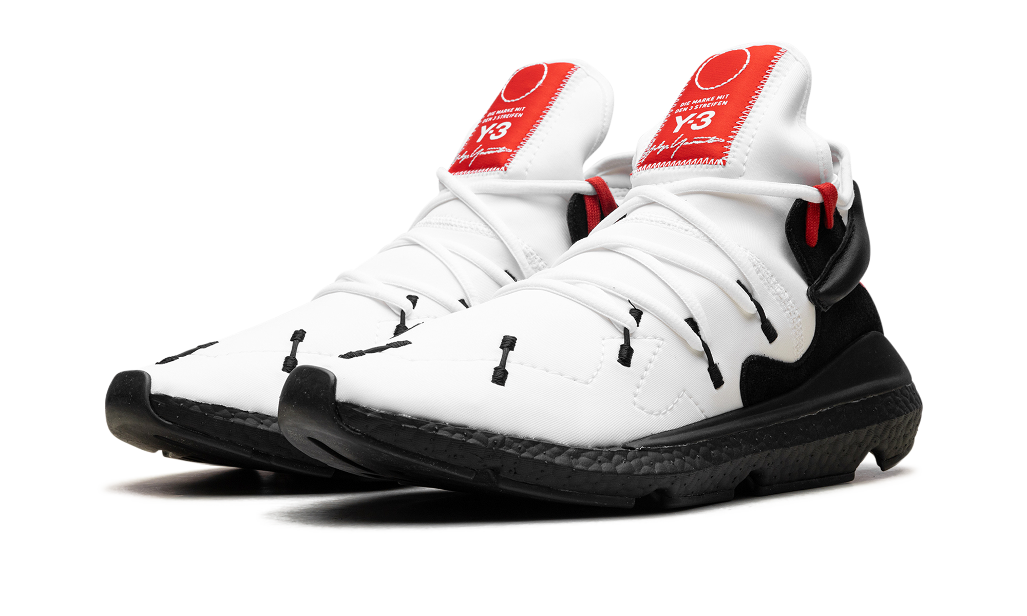 Y-3 Kusari 2 "white/black/lush Red" - 2