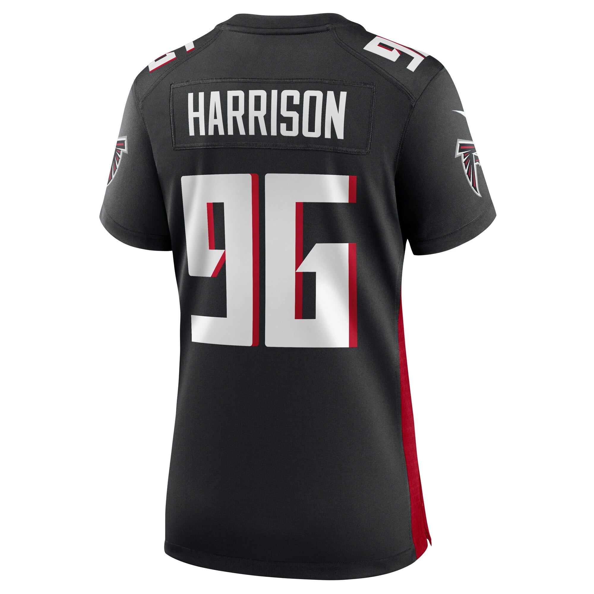 Zach Harrison Atlanta Falcons Nike Women's Team Game Jersey -  Black