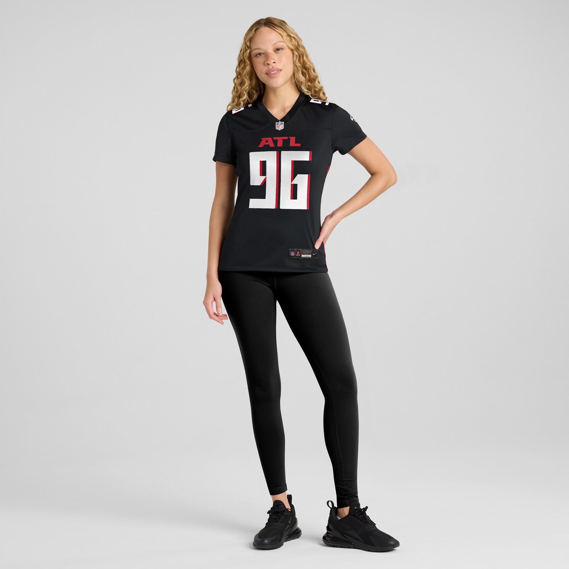 Zach Harrison Atlanta Falcons Nike Women's Team Game Jersey -  Black
