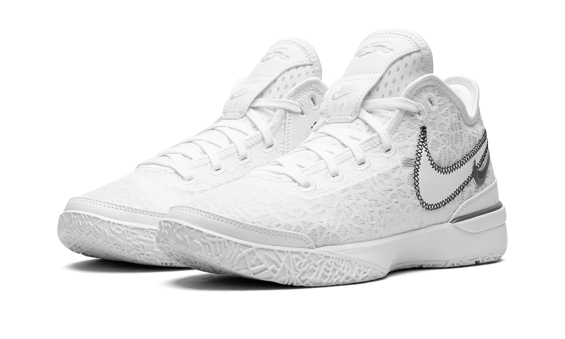 Zoom Lebron Nxxt Gen "white / Metallic Silver" - 2
