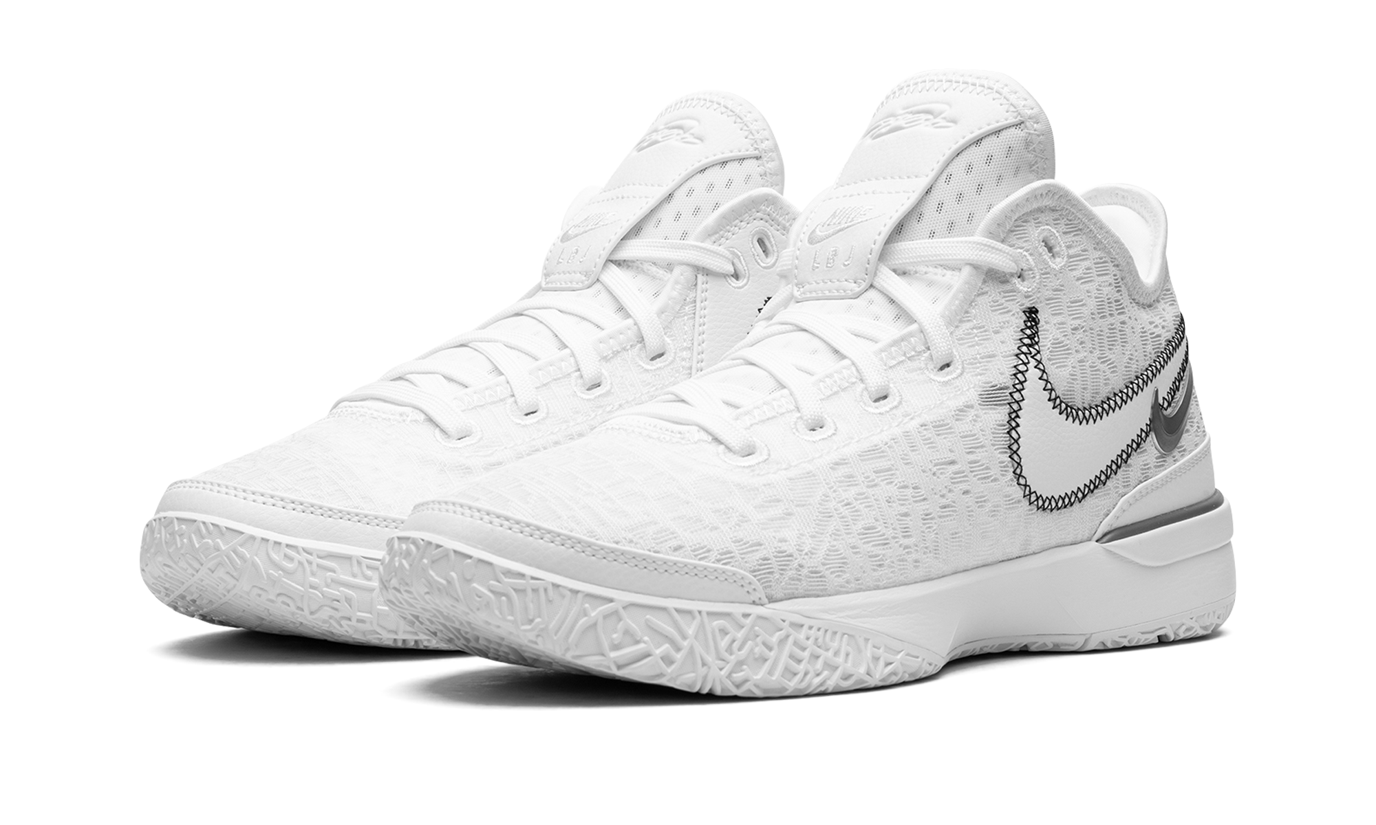Zoom Lebron Nxxt Gen "white / Metallic Silver" - 2